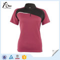 Stehkragen-T-Shirts 100% Polyester-120g für Frauen